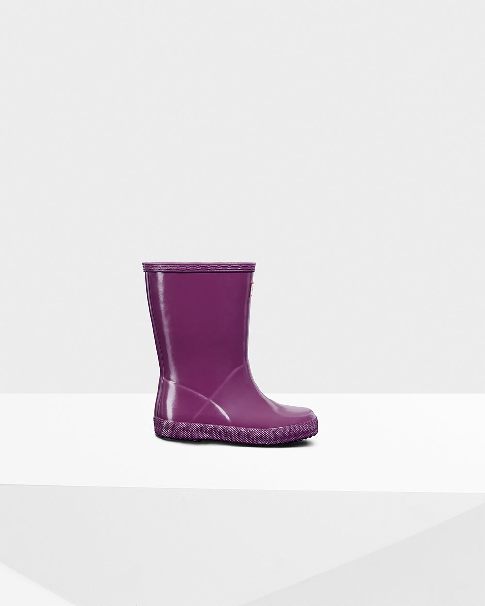 Botas De Agua Hunter Niños Original First Classic Gloss - Moradas - Argentina 7691SMLHJ